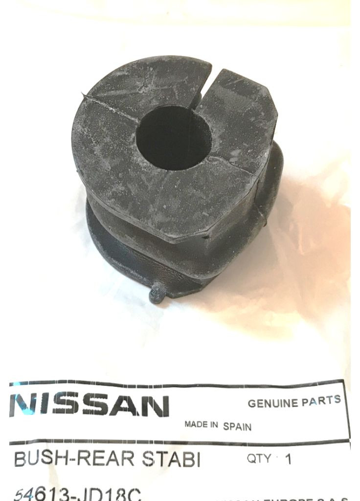 Втулка заднего стабилизатора, оригинал 54613-JD18C Кашкай 2006-2013 Nissan (360504451)