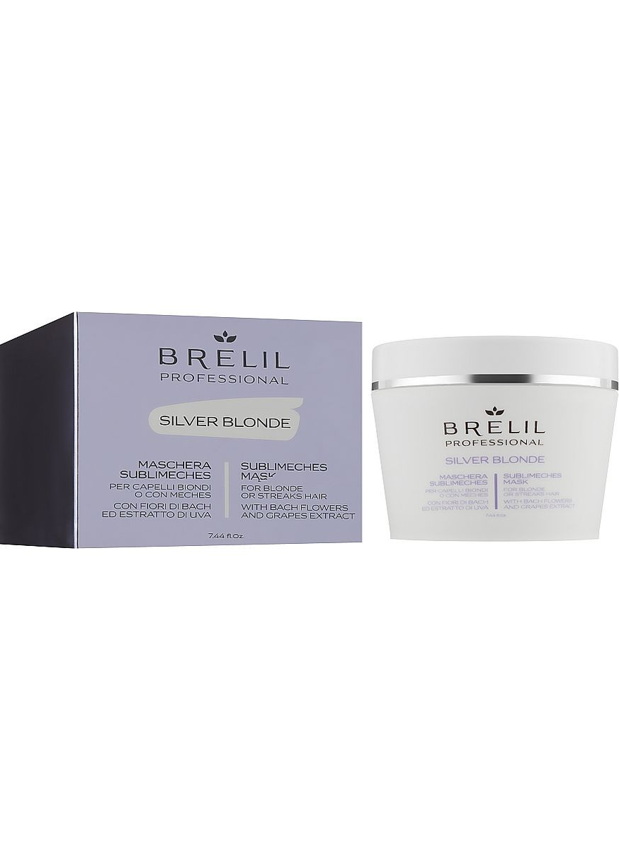 Маска для устранения желтизны Silver Blonde Sublimeches Mask 1000ml (951030-127890) BRELIL (368609282)