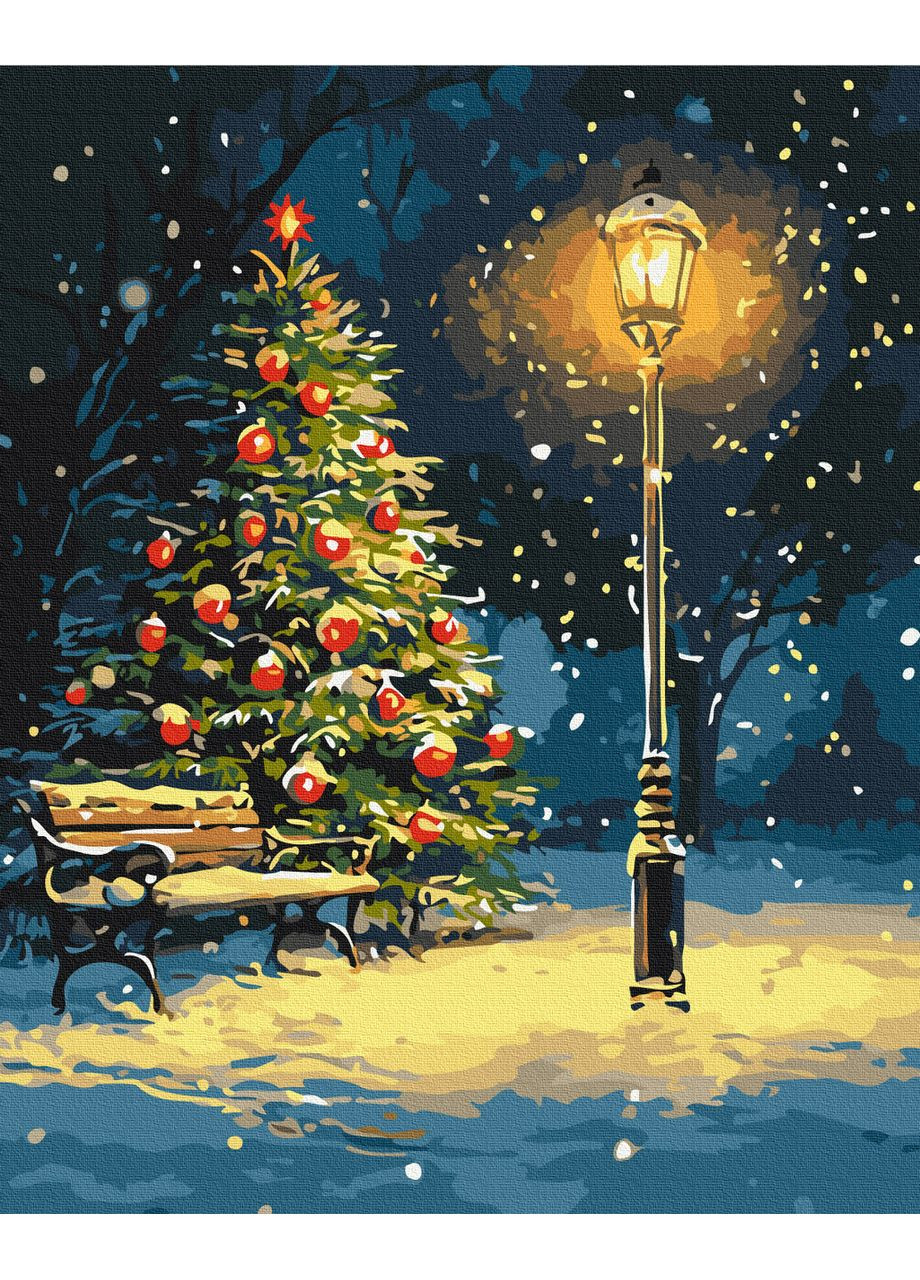 Картина по номерам 40x50 см "Ночной танец снежинок" BS54191 Brushme (377279802)