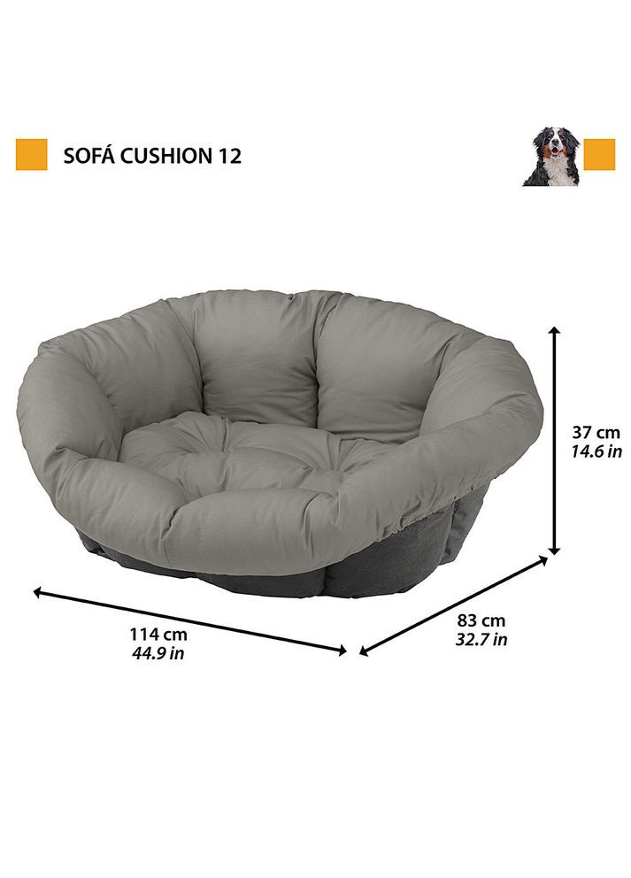 Подушка для лежачих для собак и кошек Sofa' Cushion Cities (Ферпласт Софа Кушин Ситиес) 114 x 83 x h 37 см 12 Ferplast (297512252)
