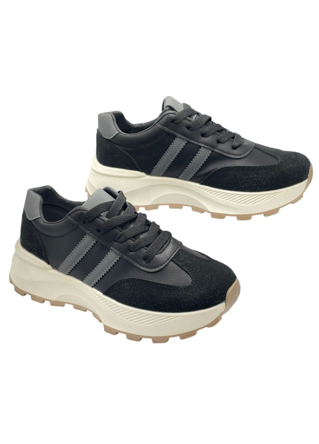 Кроссовки Apawwa чёрные всесезоны (300151096)