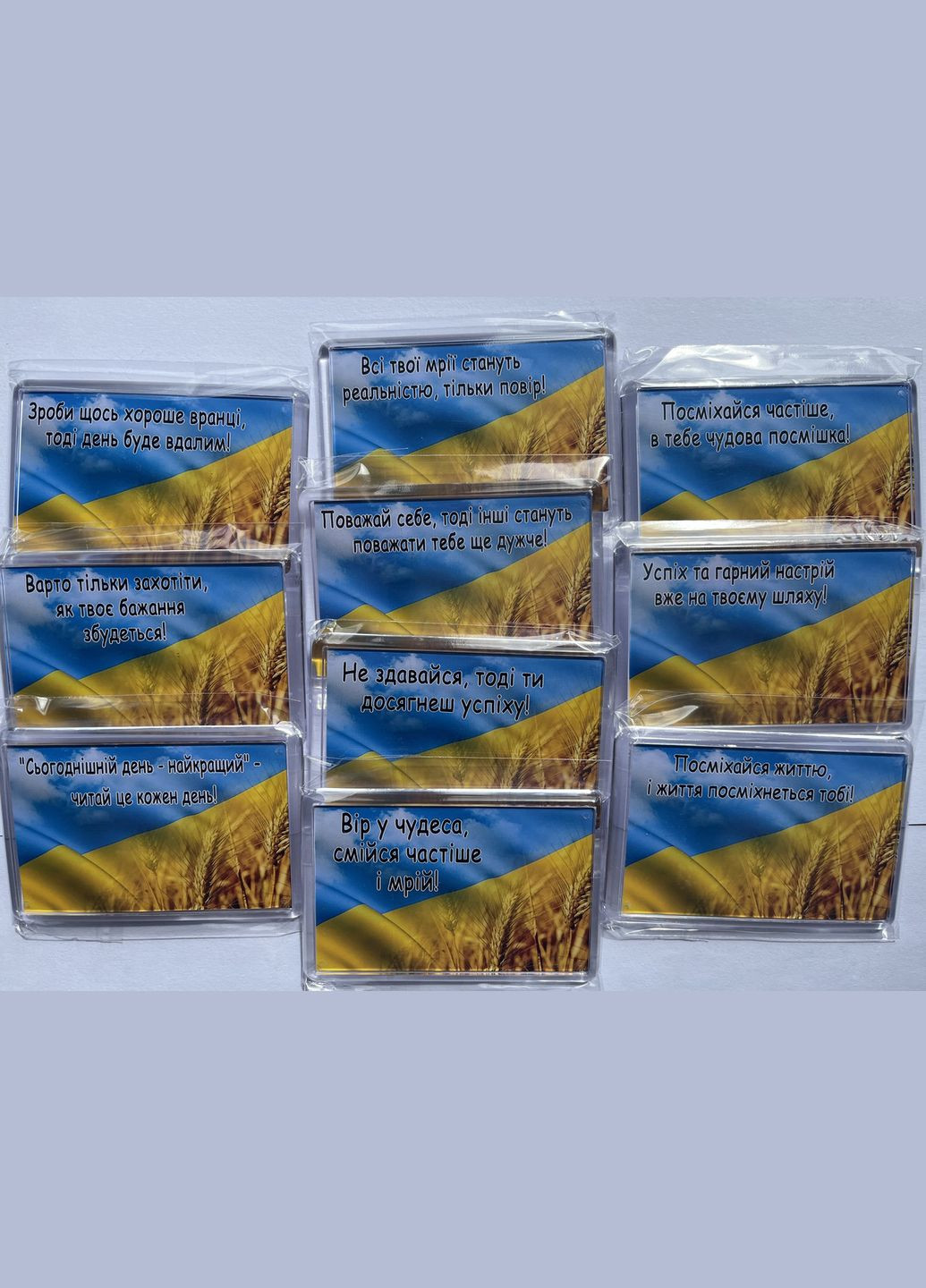 Набор патриотических магнитов с пожеланиями (10 шт) No Brand (302752204)