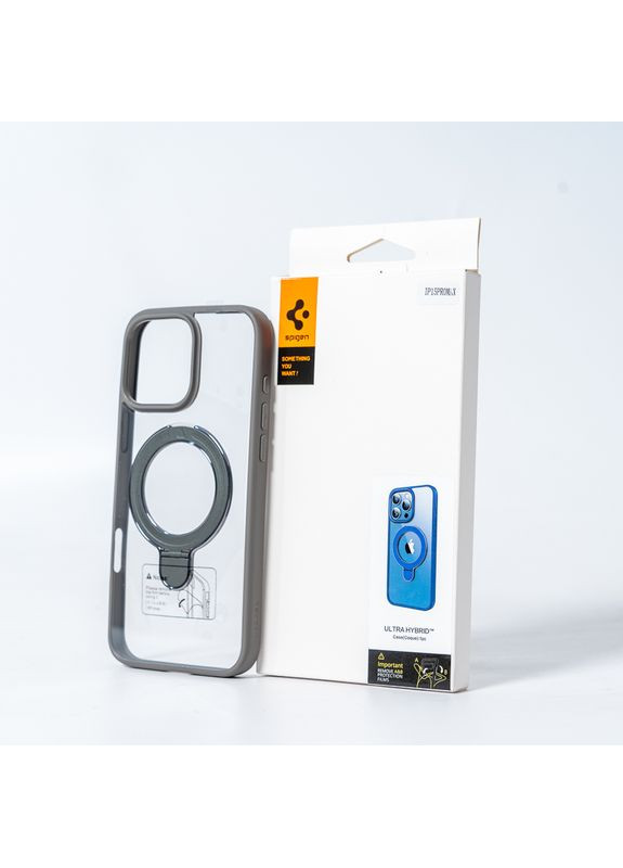 Чохол для смартфона Spigen AAA for Apple iPhone 16 Pro Max (SPGMGRING16ProMaxGrey) No Brand Magnetic Ring (370645763)