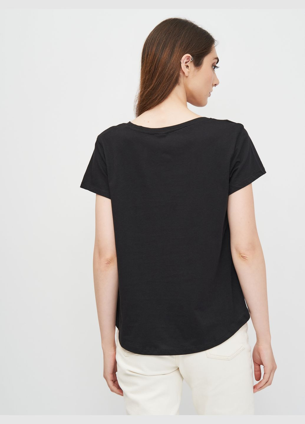 Чорна футболка H&M