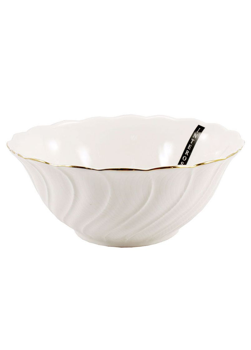 Салатник порцеляновий Хвиля 15 см (0115) Interos (323439515)