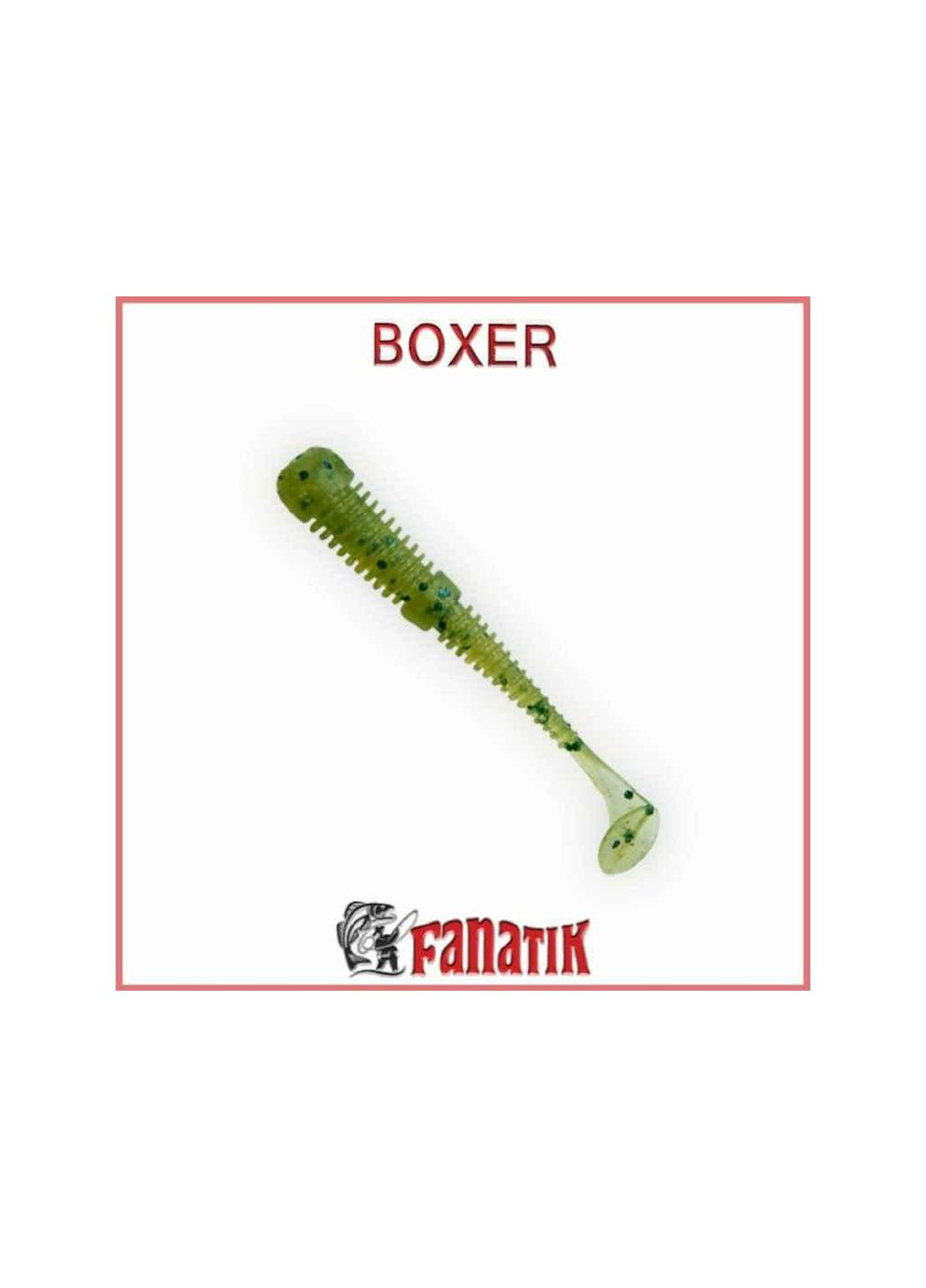 Силиконовая приманка Boxer 3,5 (75 мм) цвет 001 (6шт. в уп. ) ТМ Fanatik (303676380)
