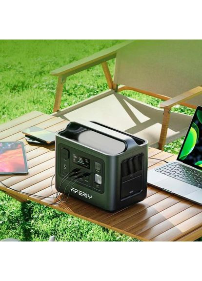 Зарядна станція P010, 800 Вт 512 Вт/год, LiFePO4, 8 виходів, 3500+ AFERIY (372006186)