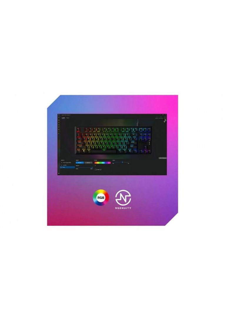 Клавиатура Alloy Origins Core PBT Aqua RGB Black (639N9AA) HyperX (336952894)