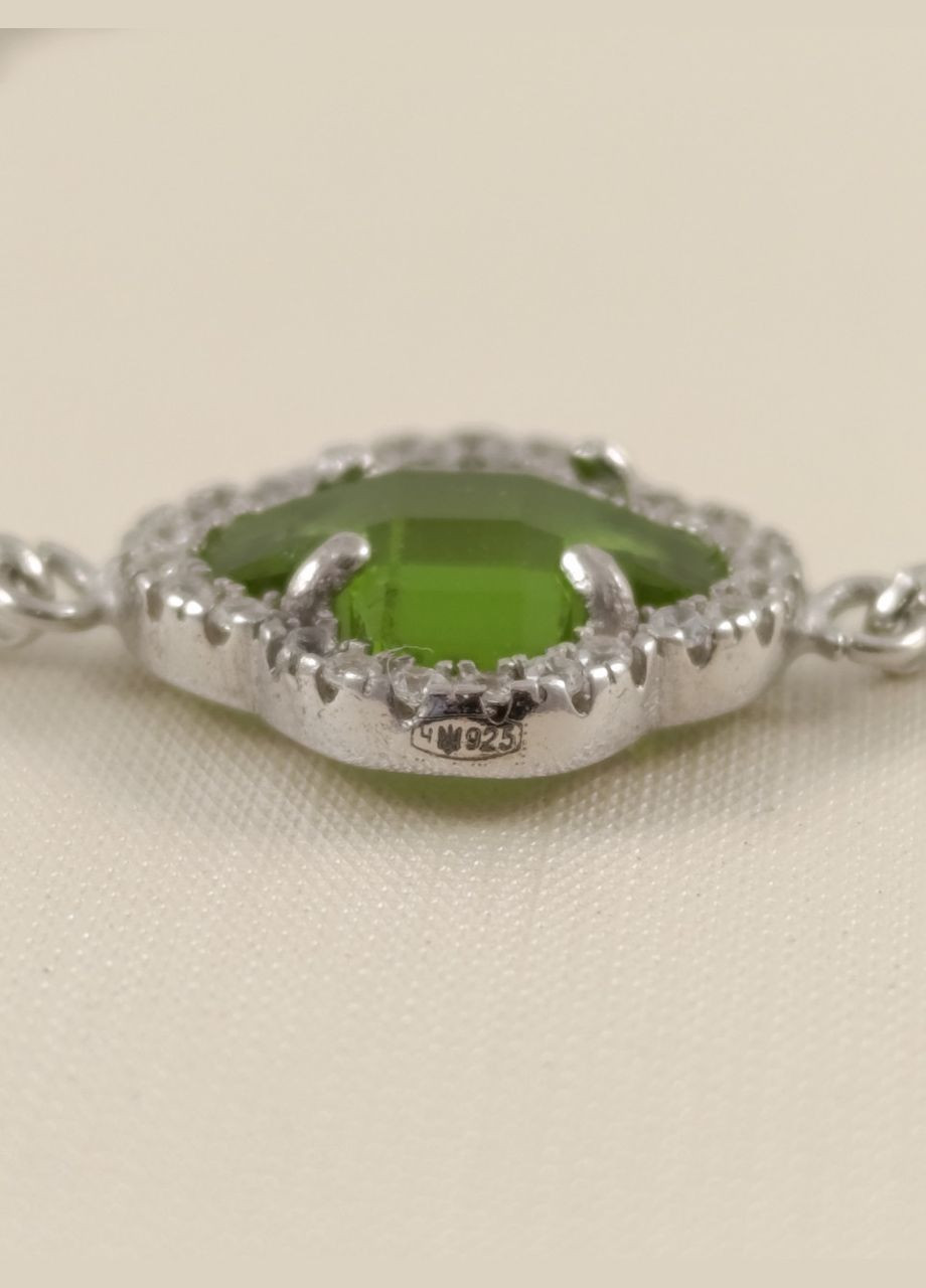 Браслет срібний із султанітом "Конюшина" БЛТ/Б-слт Shatlen Браслет (341319950)