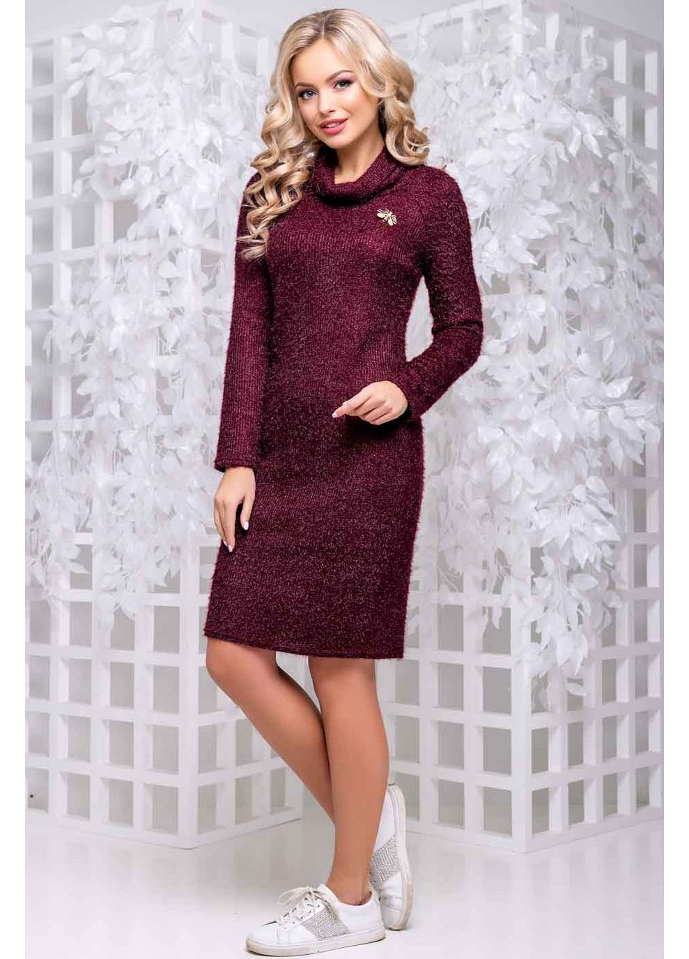 Темно-червона сукня 1044.2819 Seventeen
