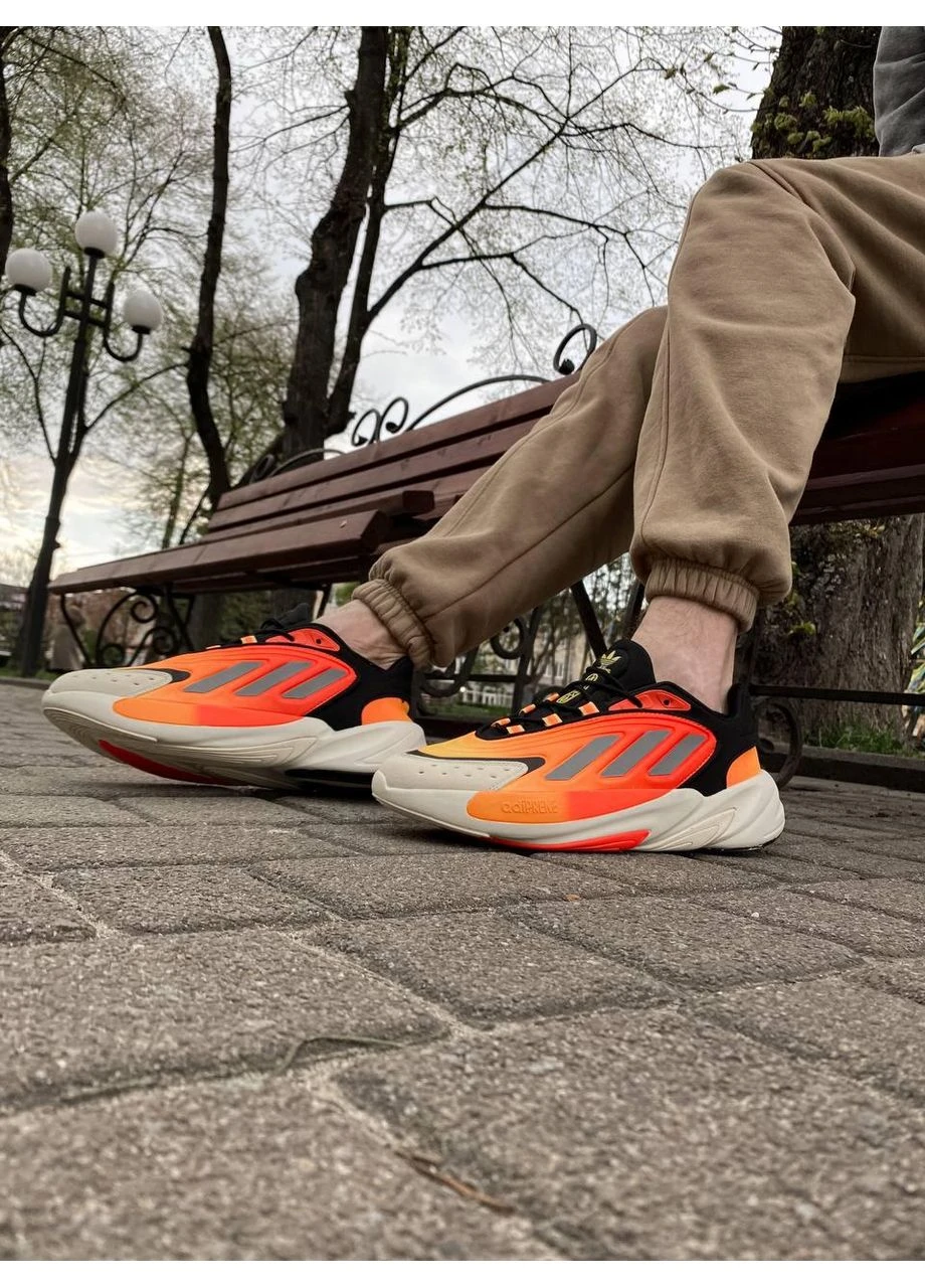 Цветные демисезонные кроссовки мужские adidas ozelia fiery адидас озелия No Brand