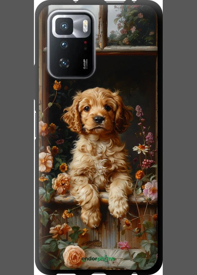 Чехол на Xiaomi Redmi Note 10 Pro 5G Щенок cocker spaniel "6136b-3333-70447" Endorphone (363276821)