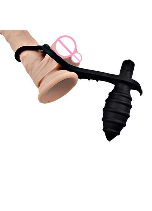 Унікальний Вібромасажер для анальної стимуляції та масажу простати 10-ти частотний 3.6 см - Чорний Drive No Brand (327875841)