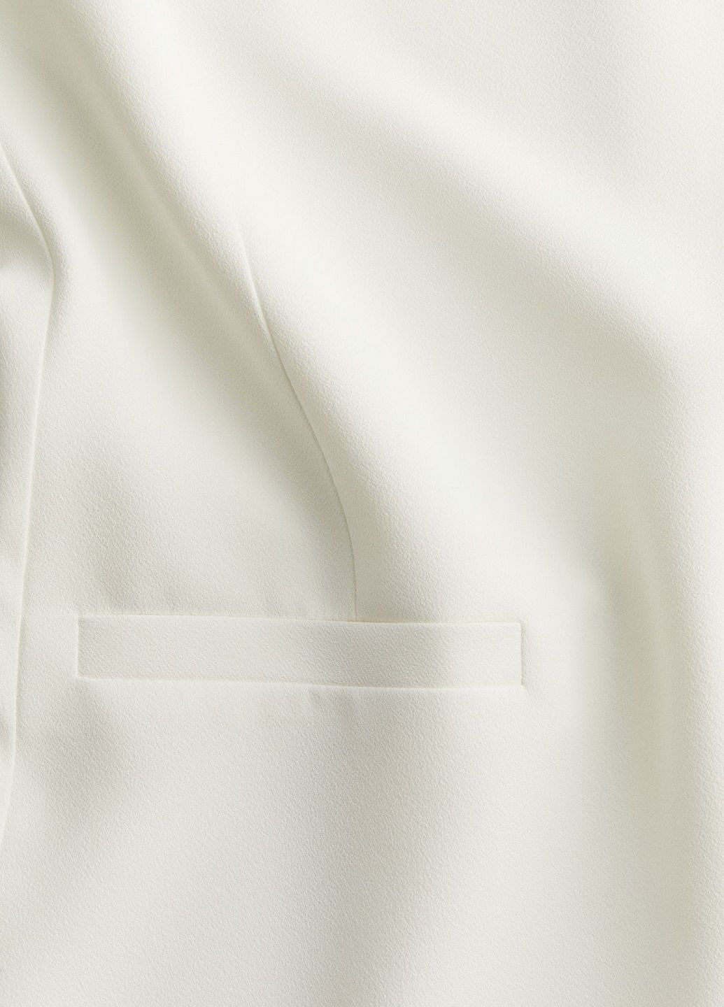 Білий ділова сукня H&M однотонна