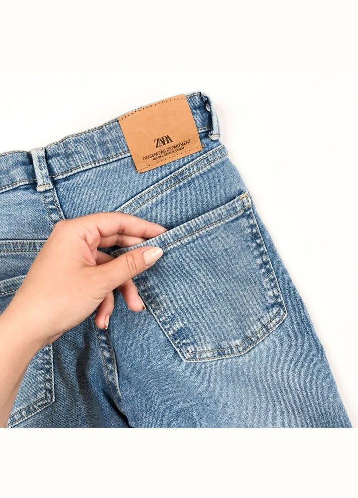 Голубые джинсы 116 см голубой артикул л536 Zara