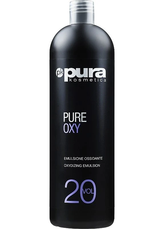 Окислювач для фарби 6% Pure Oxy 20 Vol 1000ml (2-1167318) Pura Kosmetica (380134827)
