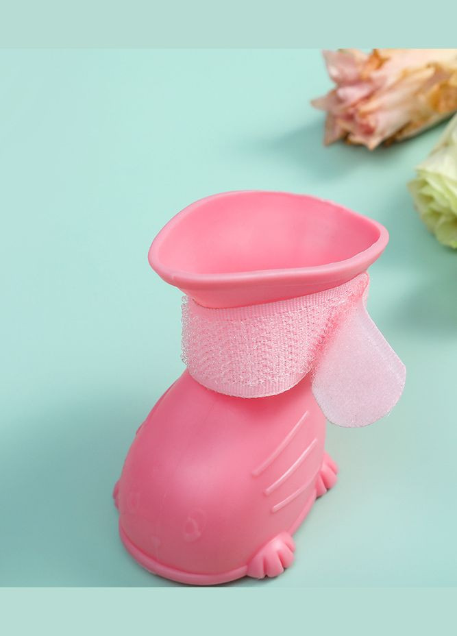 Резиновая обувь для собак на розовой липучке S No Brand (299840626)