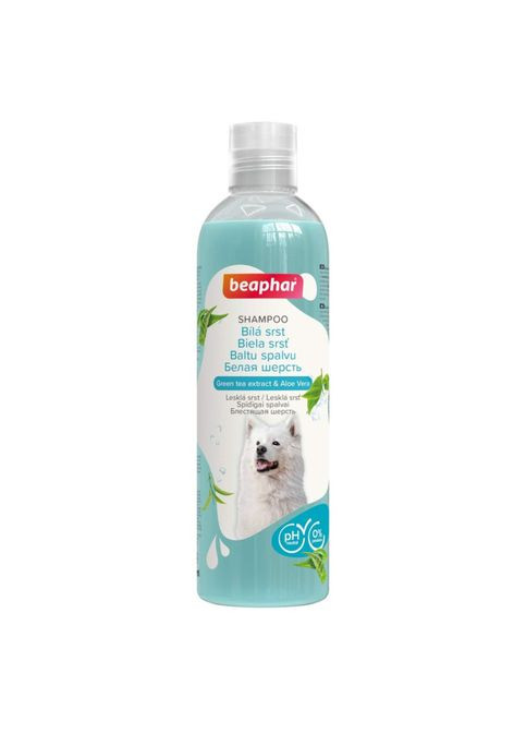Shampoo White for Dogs, Шампунь "Біла шерсть" для собак, 250 мл Beaphar (342374101)