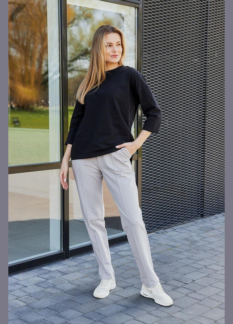 Кофта-лонгслив женская с рукавом 3/4 светло-розовая (М181) UMON (330767073)