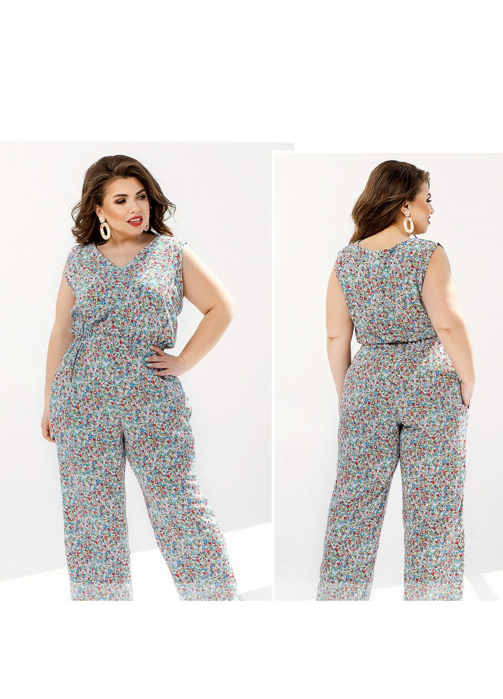 Комбинезон Liton молочный штапель