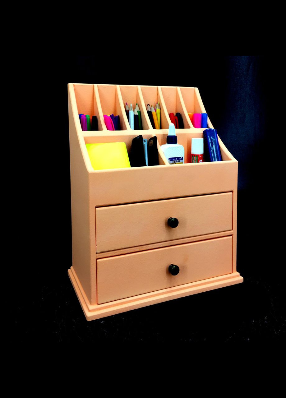 Настольный органайзер из дерева Кресмонт грейпфрут (КНЦ-006154) No Brand (328225015)