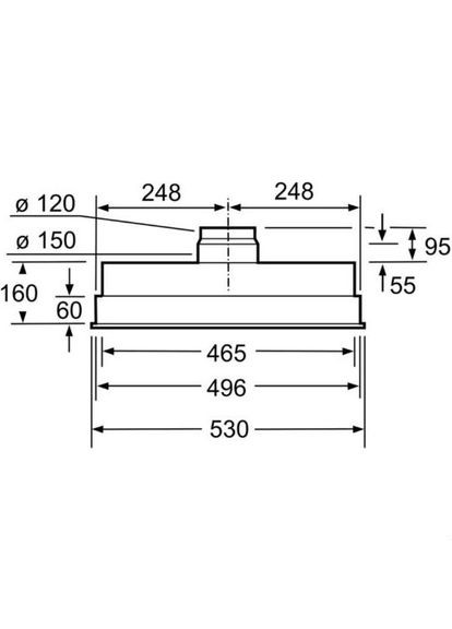 Витяжка DHL555BL Bosch (306732180)
