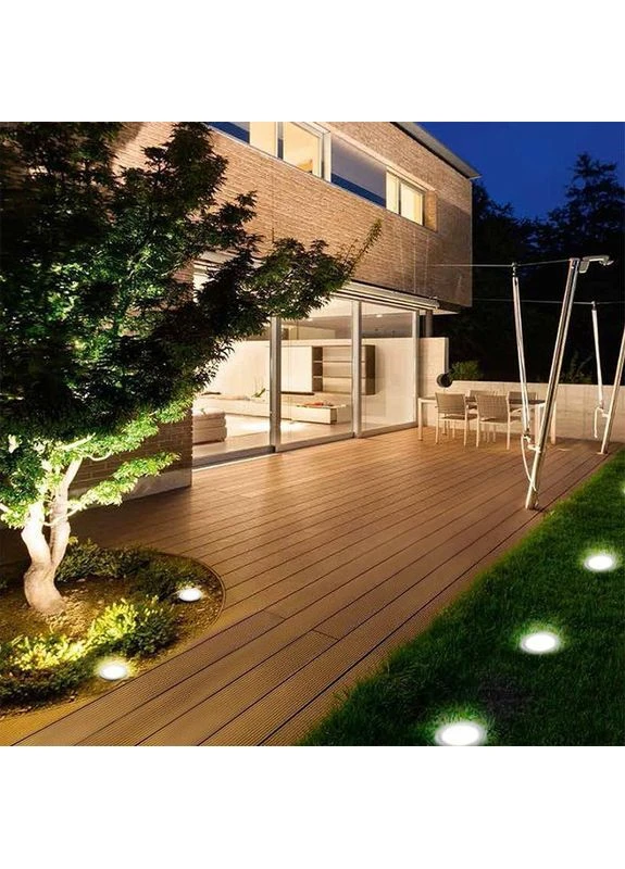 Уличный светильник на солнечной батарее RIAS Solar Disk Lights 5050 4 Led 5W (4_905780056) No Brand (395880062)