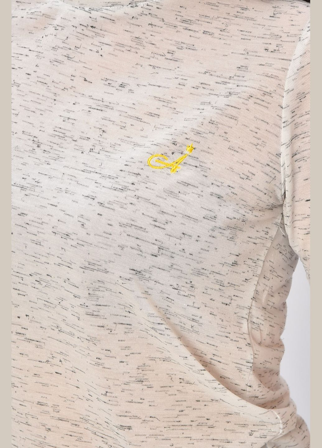 Футболка женская удлинная серого цвета Let's Shop (332564951)