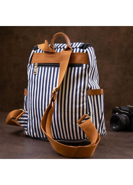 Рюкзак женский тканевый 7 л городской спортивный маленький Белый 39737 Vintage (355884761)