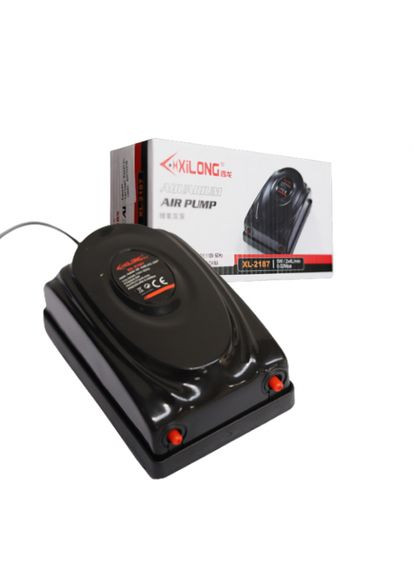 Компрессор для аквариума XL-2187, 480л/ч, двухканальный 5Вт Xilong (358929274)