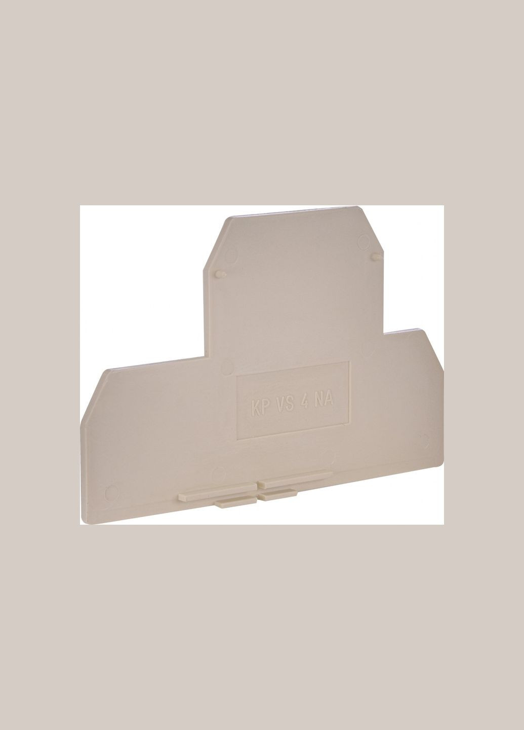 Пластина бокова (загшулка) для набірних клем [3901266] KP 4 NA ETI (344530700)