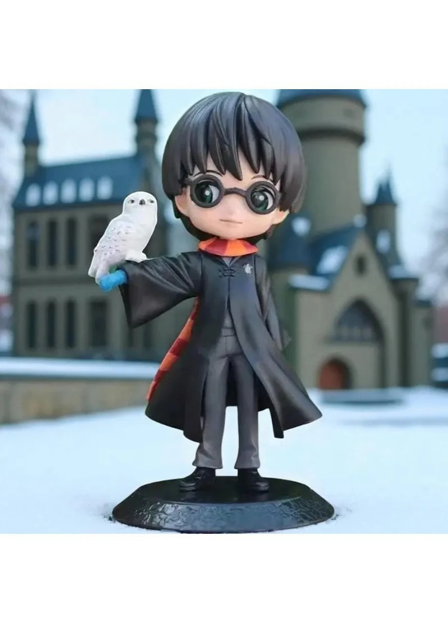 Коллекционная фигурка Harry Potter 15 см с совой Хедвиг, статуэтка на подставке в мантии Хогвартса No Brand (362682269)