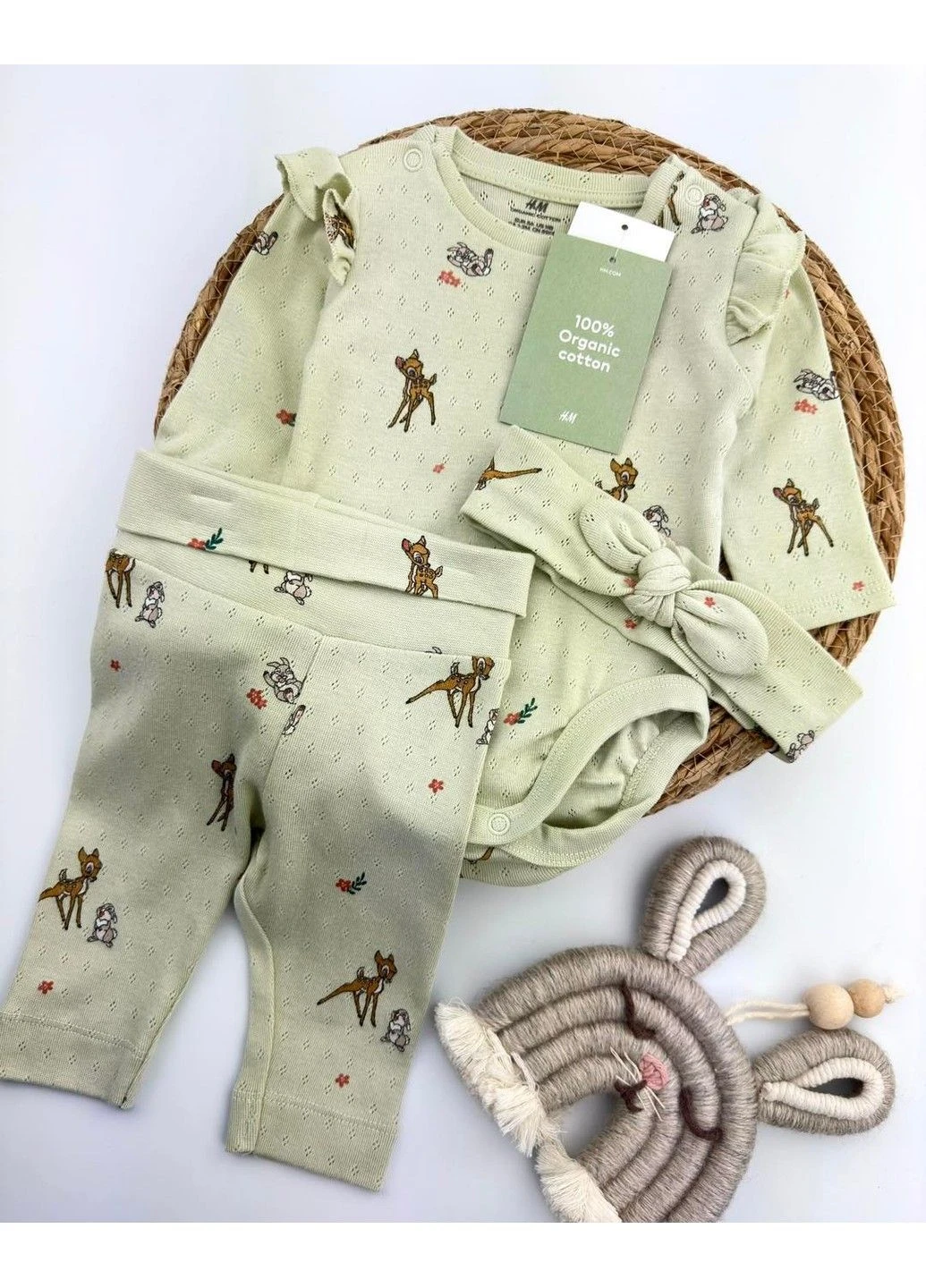 Зелений демісезонний комплект H&M