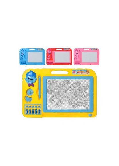 Дошка магнітна для малювання 804/27006, ч/б, 4 кольори, в кульку, 29-21-2см No Brand (302386697)