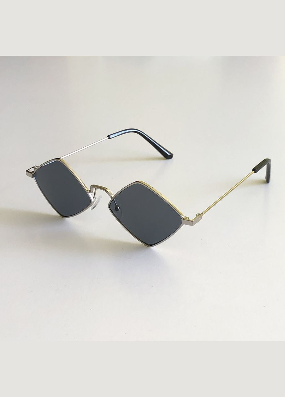 Трендові сонцезахисні окуляри ромби (4-133) No Brand (313286320)