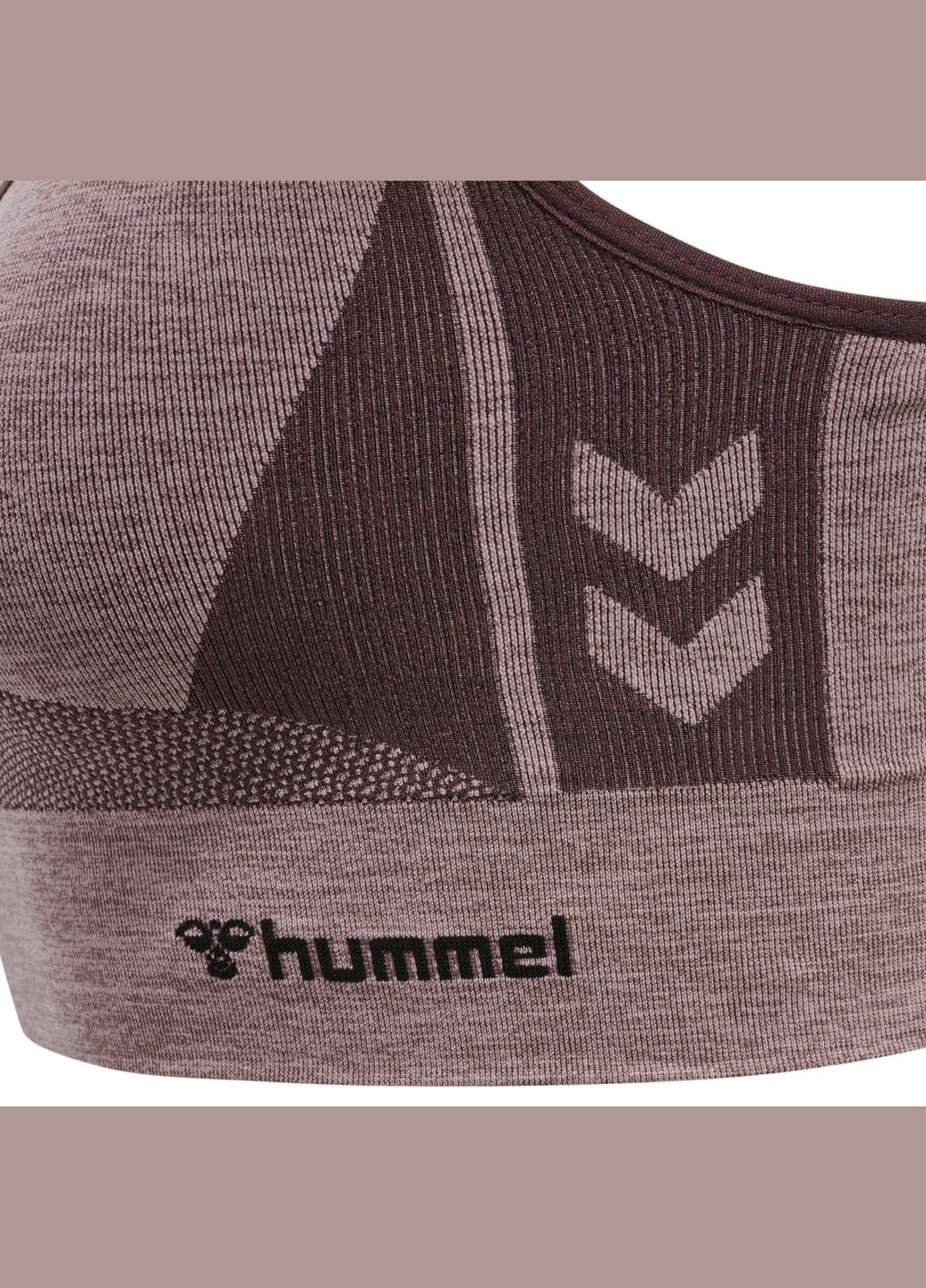 Спортивний топ з перехрещеними лямками для жінки BEECOOL 211937 рожевий Hummel (269237037)