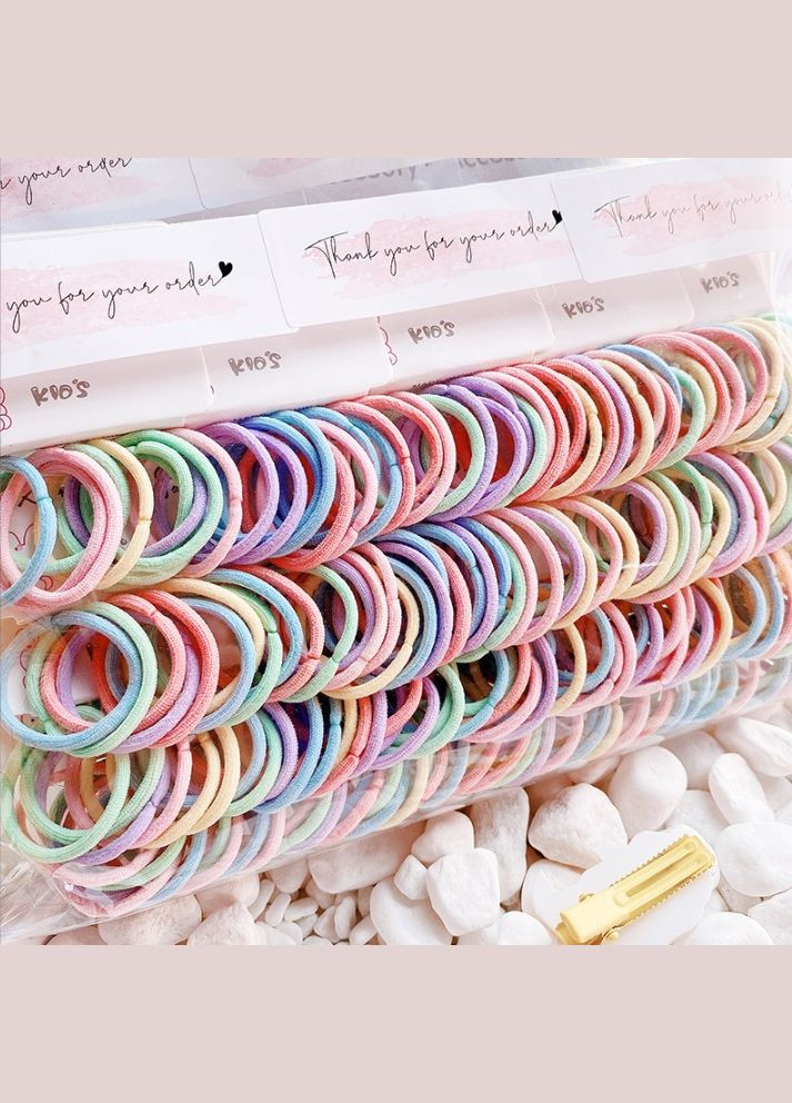 Набір гумок для волосся Color 9 11686 10 шт/уп Fashion (364497125)