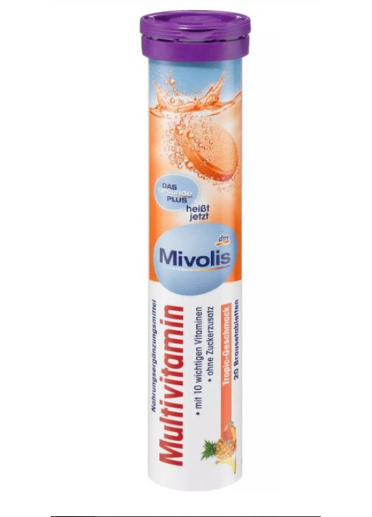 Витамины Multivitamin 20 шипучих таблеток Mivolis (360713826)