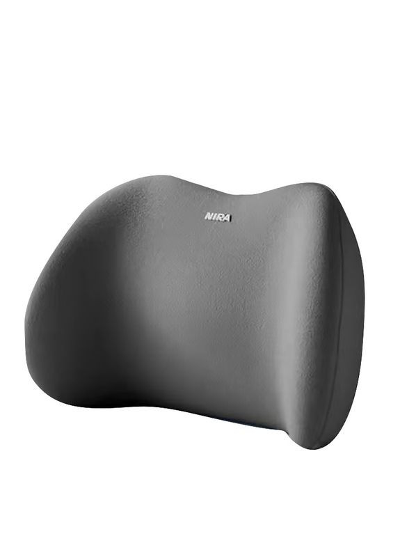 Поперекова подушка на сидіння Gray для спини з ефектом пам'яті ортопедична для авто 21 шт. NIRA (352012159)