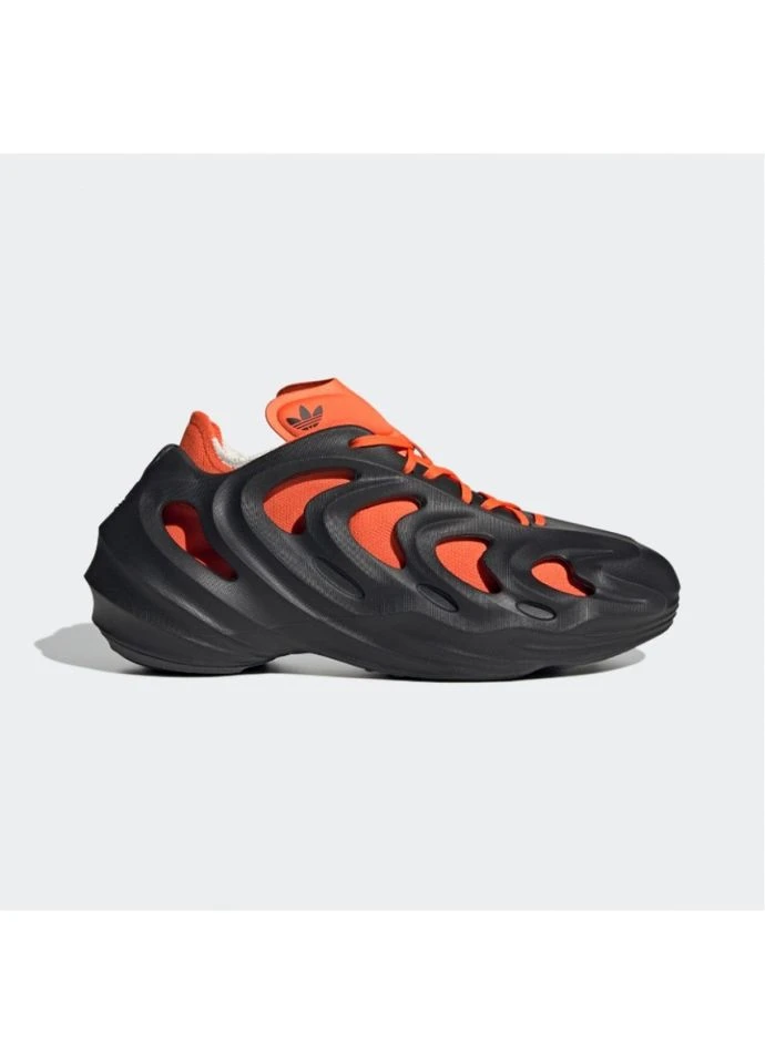 Цветные всесезонные кроссовки adifom q black/orange hp6581 adidas