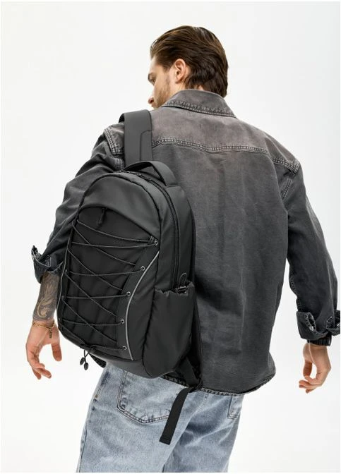 Чоловічий рюкзак Zard Neo чорний 43х27x13см Sambag (399207769)