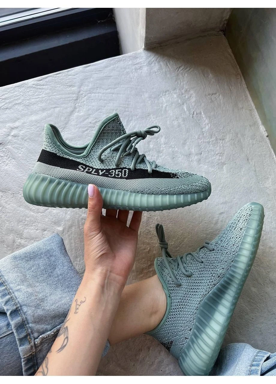 Цветные демисезонные кроссовки мужские adidas yeezy boost 350 v2 salt адидас изи буст No Brand