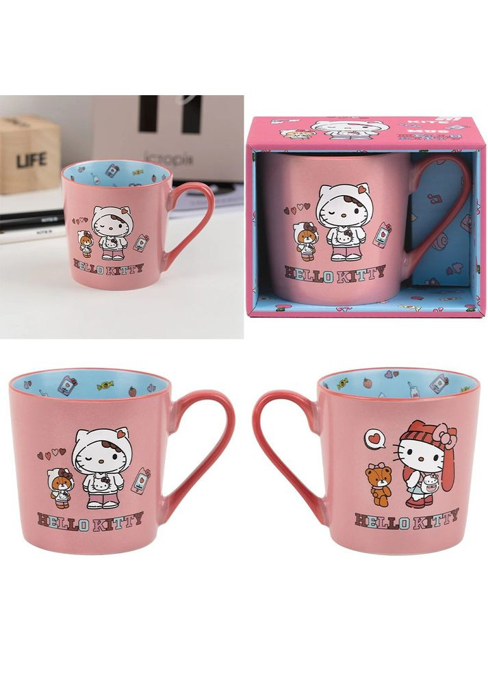 Набор чашек в подарочных упаковках Hello Kitty 350 мл HK25-216-5 4 шт Kite (368559504)