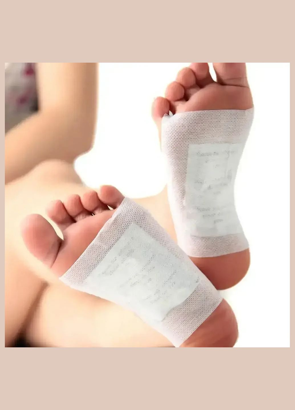 Пластырь Kinoki (Киноки) детокс для стоп, 10 шт. (5 пар) без картонной упаковки No Brand (335039635)