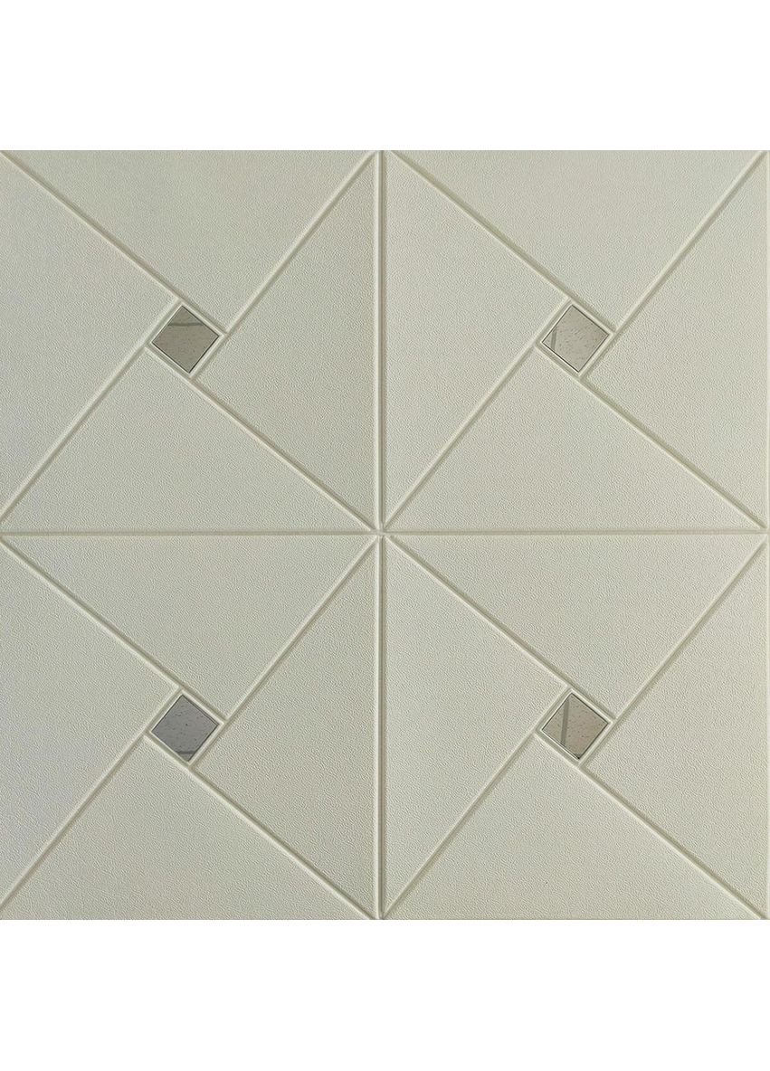 Самоклеюча декоративна настінно-стельова 3D панель дзеркало 700х700х6.5мм (172) SW-00000183 Sticker Wall (366221746)