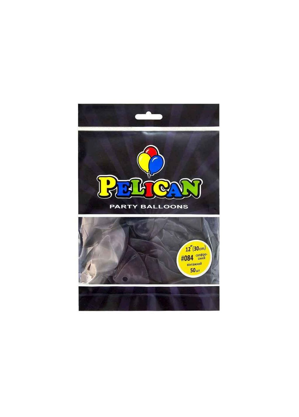Кульки 12 (30 см) сапфіро-синій вінтажний (50шт/уп) #084 ТМ PELICAN (325258033)