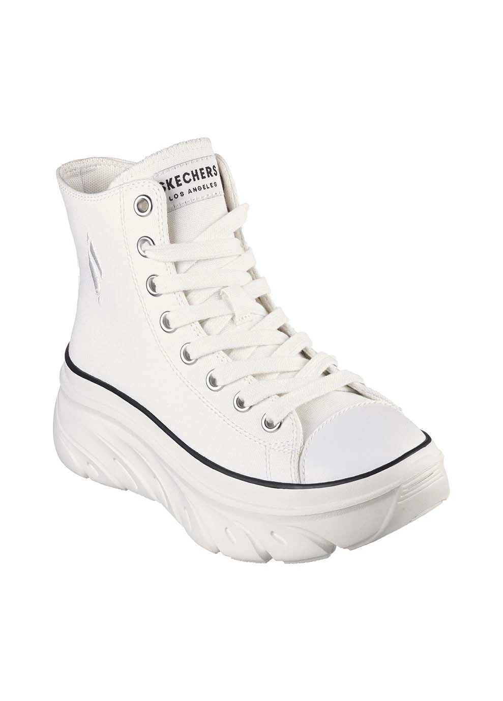 Білі високі жіночі кеди funky street білий Skechers