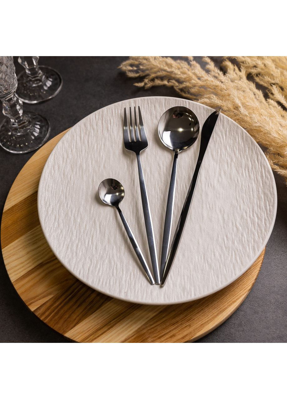 Набір столових приборів 24 предмети набір ложок виделок і ножів на 6 персон Yiwu (360454801)