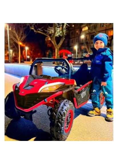 Детский электромобиль Buggy TY 608 4x4, 4 мотора по 45W, 12V10AH, MP3, USB, AUX, CD Red Bambi (351586062)