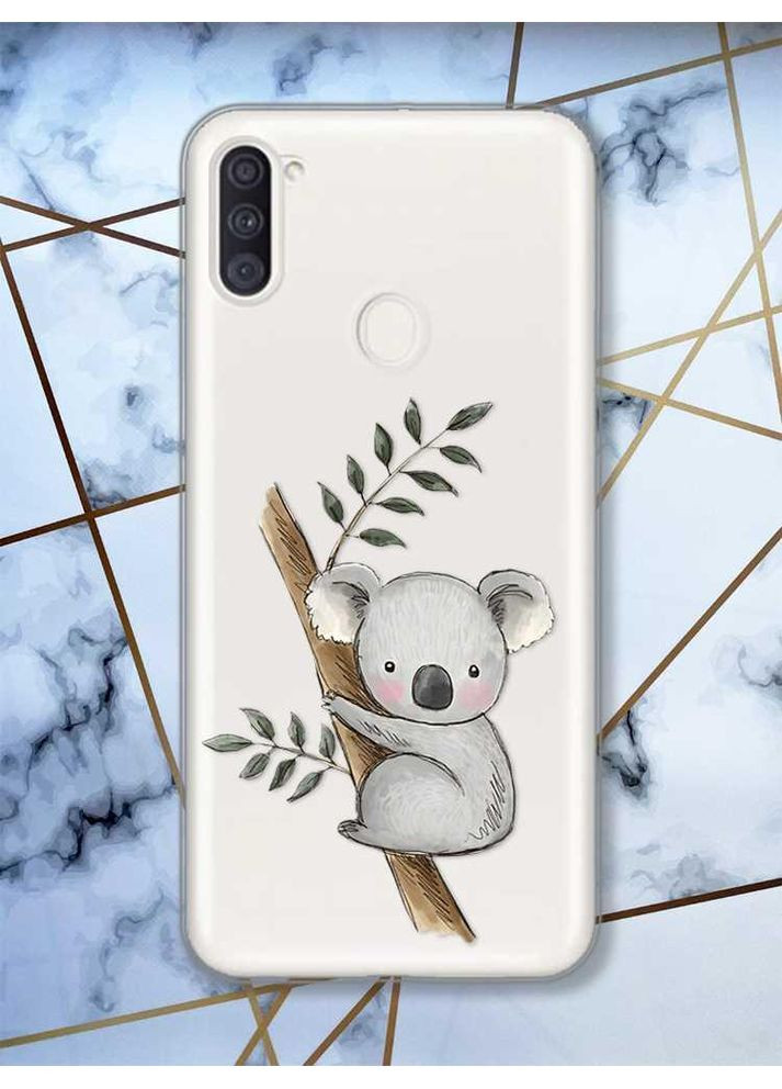 Прозорий чохол на Samsung Galaxy A11 Коала принт 132 Creative (359498034)